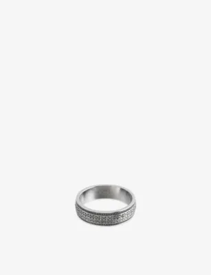 CLOCKS AND COLOURS Sequence Stainless Steel Ring - K/L