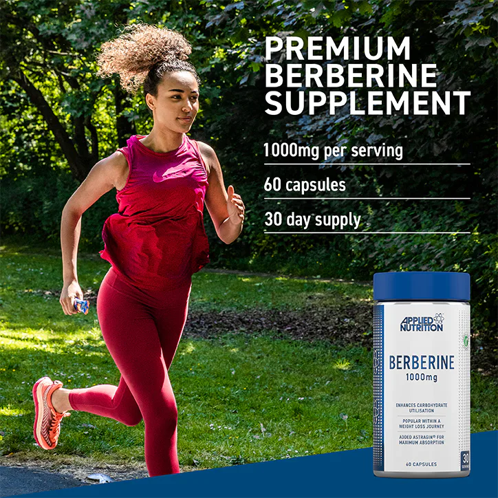 Applied Nutrition Berberine 1000mg x 60 Capsules, additional product view 3