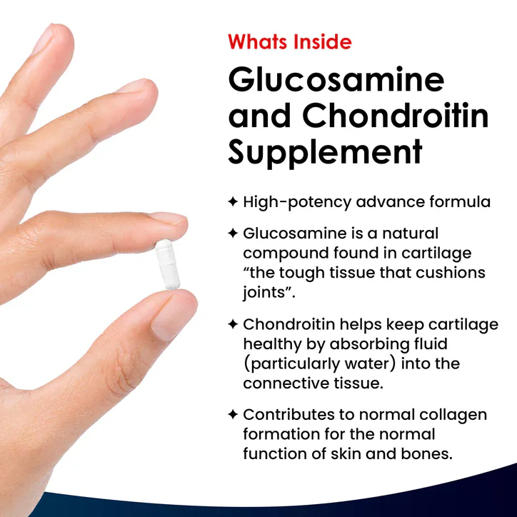 New Leaf Products Glucosamine & Chondroitin Capsules 365 Capsules detail 2