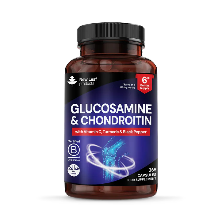 New Leaf Products Glucosamine & Chondroitin Capsules 365 Capsules