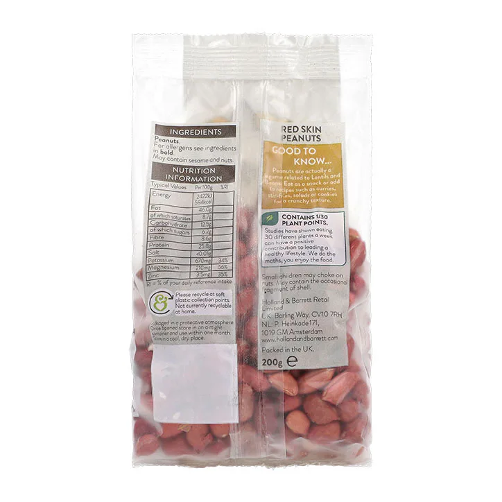 For Him Redskin Peanuts 200g detail 2