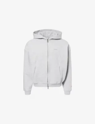 GYMSHARK Training Evolved Zip-Up Cotton-Blend Hoody