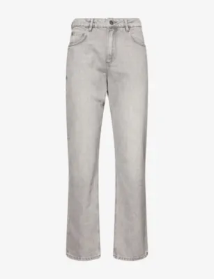 VINGT QUATRE Mid-Rise Straight-Leg Denim Jeans in COOL GREY – Mens | Jeans | Straight Leg