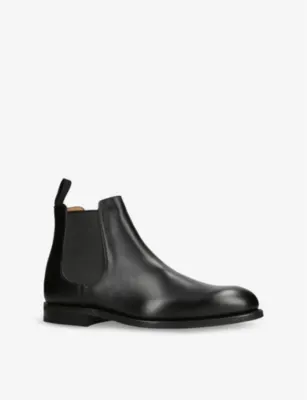 CHURCH'S Amberley Leather Chelsea Boots - EUR 45 / 11 UK MEN in BLACK, additional product view 3