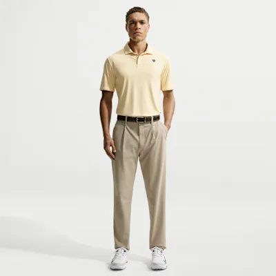 Nike Par Men's Dri-FIT Slim Golf Trousers - Limestone/Black/Limestone