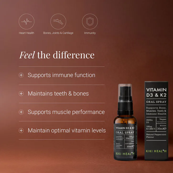 KIKI HEALTH Vitamin D3 & K2 Oral Spray (Peppermint) - 30ml, additional product view 2