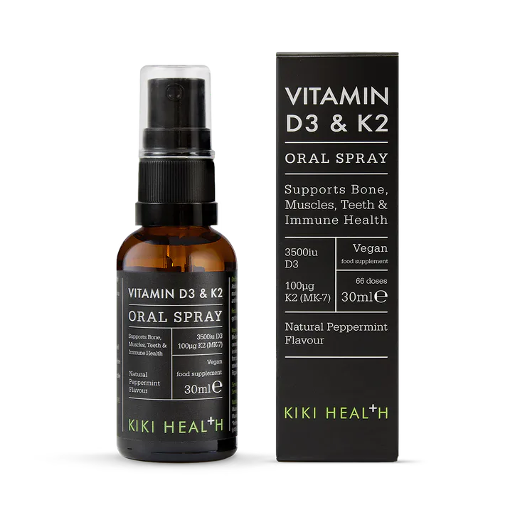 KIKI HEALTH Vitamin D3 & K2 Oral Spray (Peppermint) - 30ml