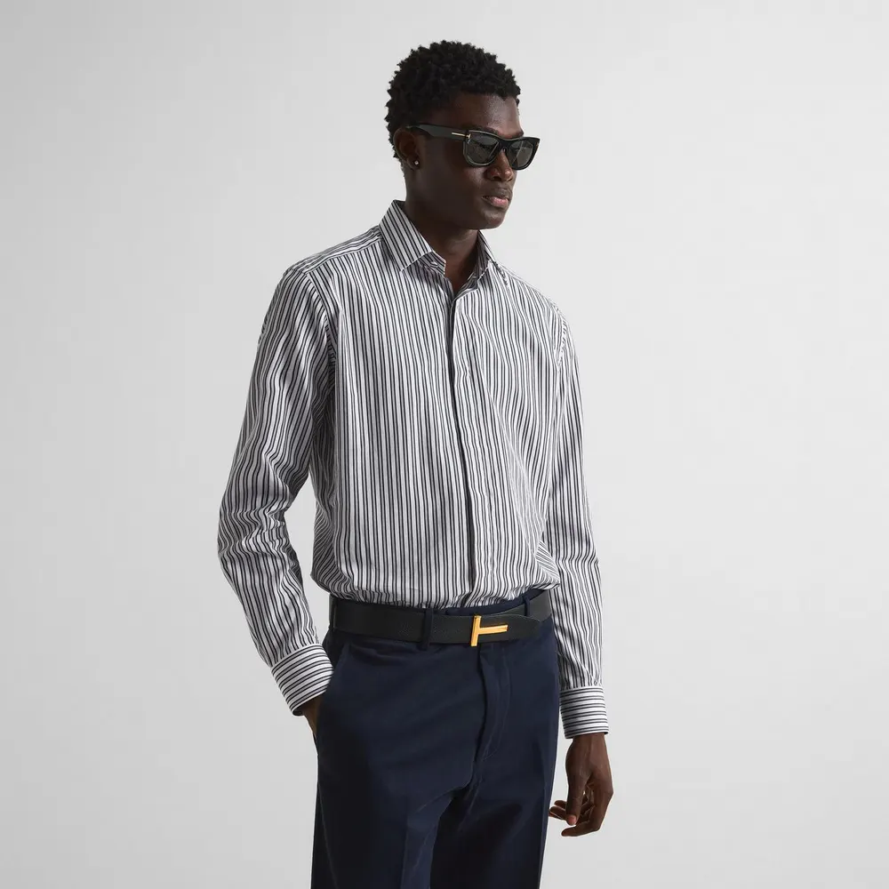 Tom Ford TF Stripe Shirt Sn64 detail 3