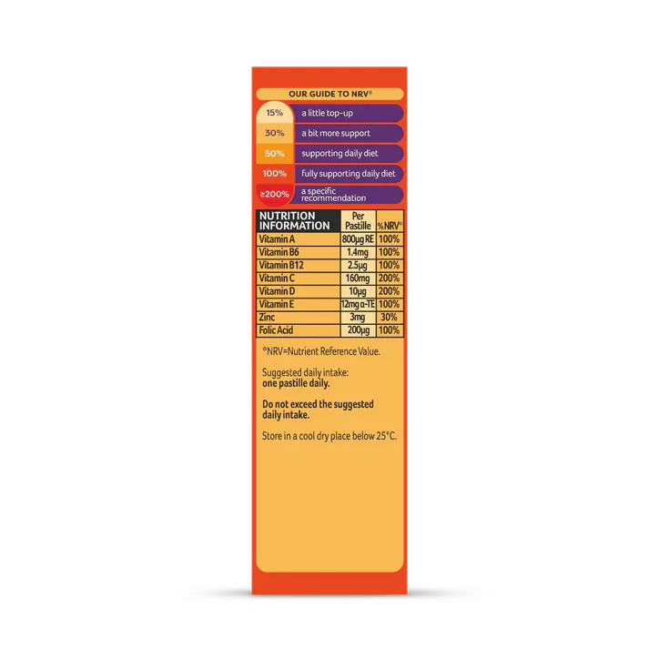 BASSETTS VITAMINS Adult Immune Support Multivitamins Orange & Pomegranate 30 Pastilles, additional product view 3