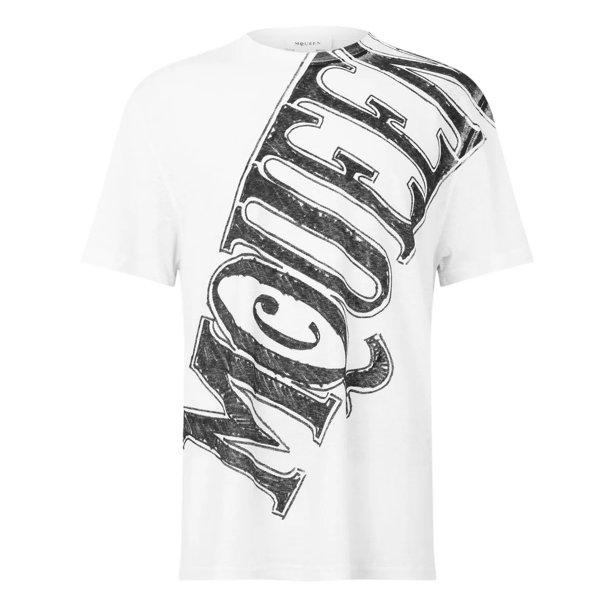 Alexander McQueen Alex Slash Logo Tee Sn63