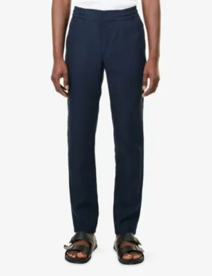 ORLEBAR BROWN Cornell Tailored-Fit Italian Linen Trousers detail 3