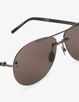 TOM FORD FT1375-P Navigator Pilot-Frame Metal Sunglasses detail 2