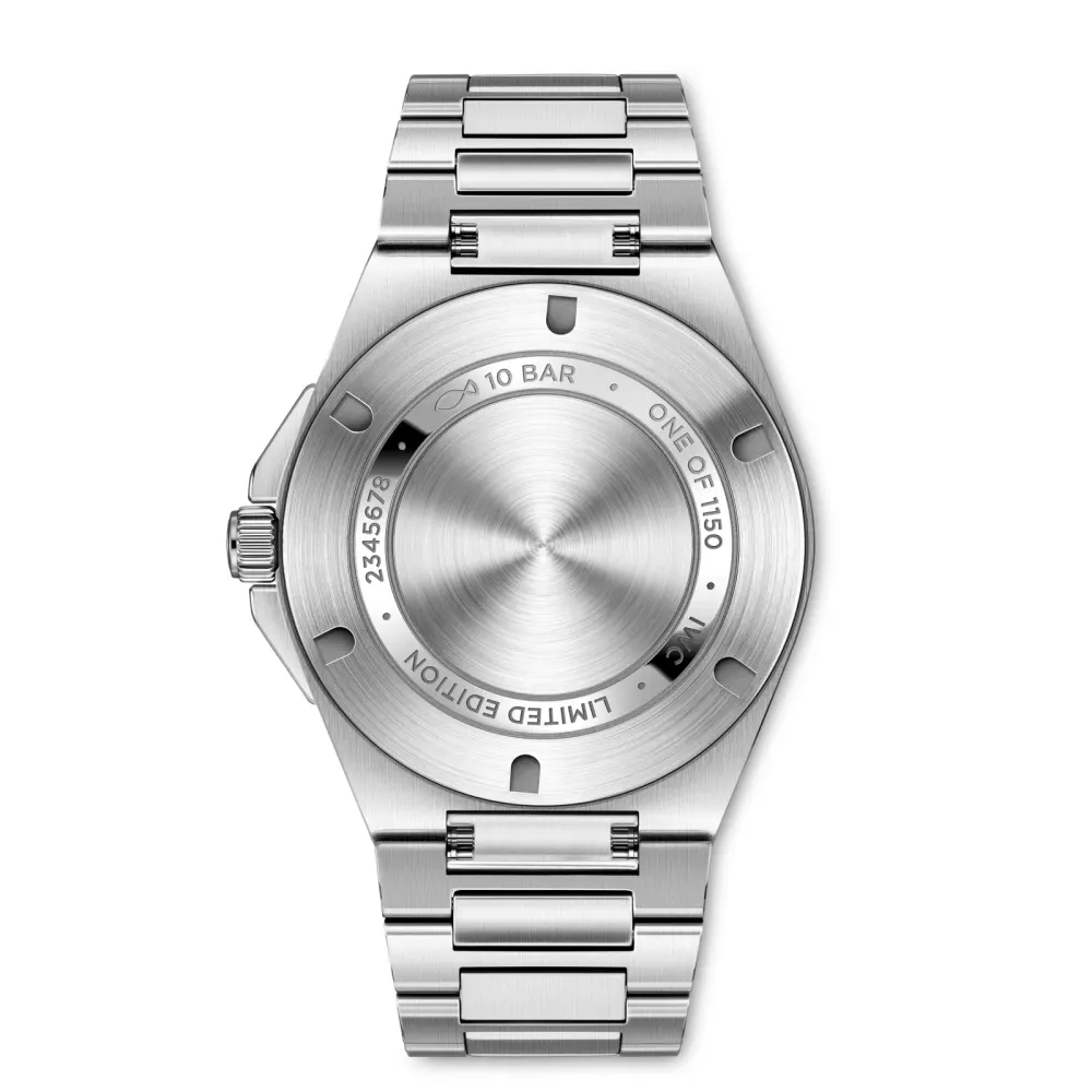 IWC Ingenieur Automatic 40mm 50th Anniversary Limited Edition Watch Silver detail 2
