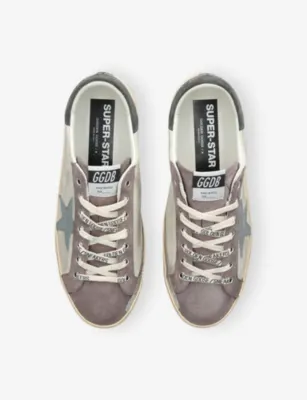 GOLDEN GOOSE Super Star 60660 Suede Trainers - EUR 45 / 11 UK MEN in BONE/COMB, additional product view 2