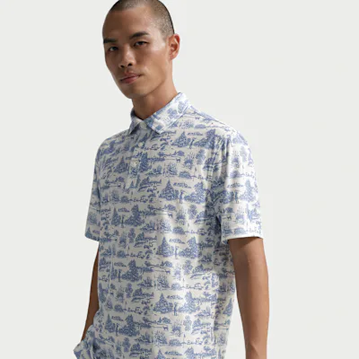 Nike Tailored Performance Men's Dri-FIT Golf Polo - Work Blue/Work Blue