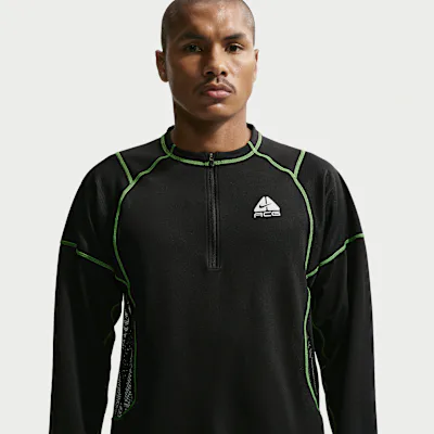Nike ACG Vault Dri-FIT Long-Sleeve Top - Black/Mean Green/Summit White