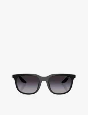 PRADA LINEA ROSSA PS B08S Pillow-Frame Injected Sunglasses