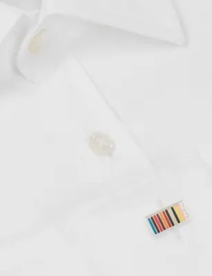 PAUL SMITH Signature Striped Metal Cufflinks detail 2
