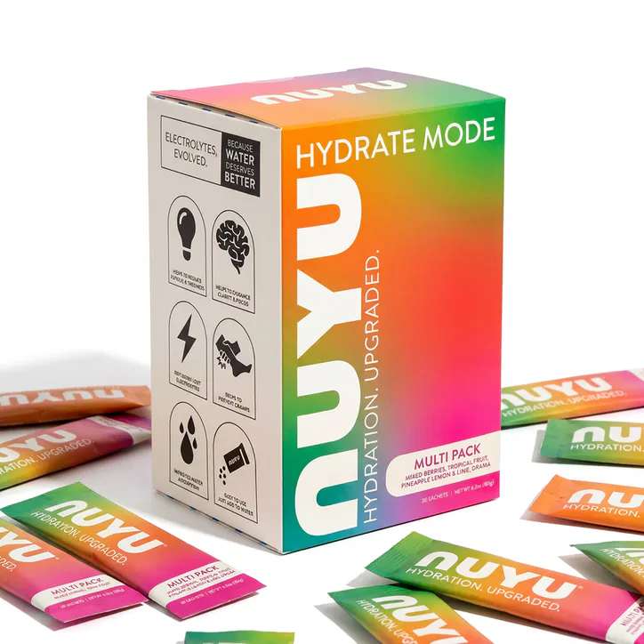 NUYU Hydrate Mode Mixed Multi-Pack 30 Sachets detail 3