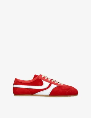 DRIES VAN NOTEN Dustin Leather Trainers - EUR 46 / 12 UK MEN in RED – Mens | Trainers | Lace up trainers