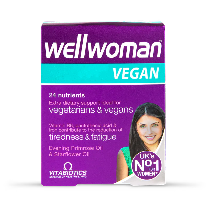 Vitabiotics Wellwoman Vegan Extra Dietary Support 60 Tablets
