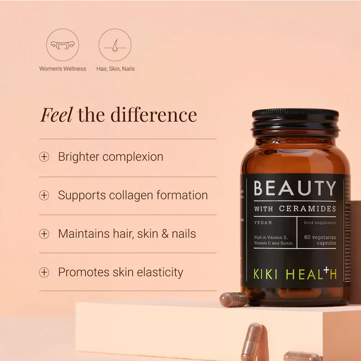 KIKI HEALTH Beauty Blend With Cermaides - 60 Vegicaps, additional product view 2
