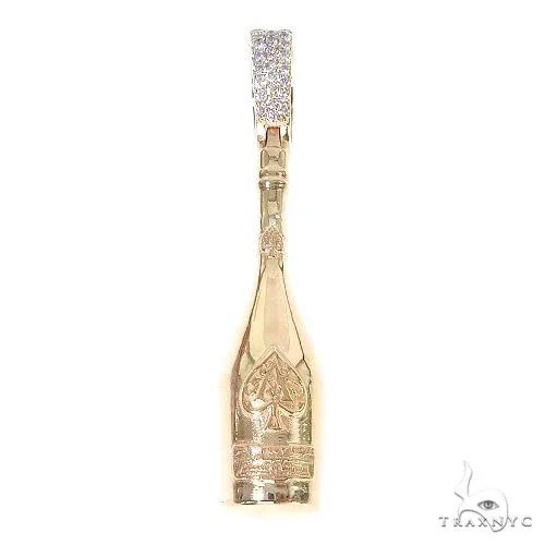 RINA - For Him FACTORY Custom Champagne Bottle 67266 in Rose Gold – Pendant