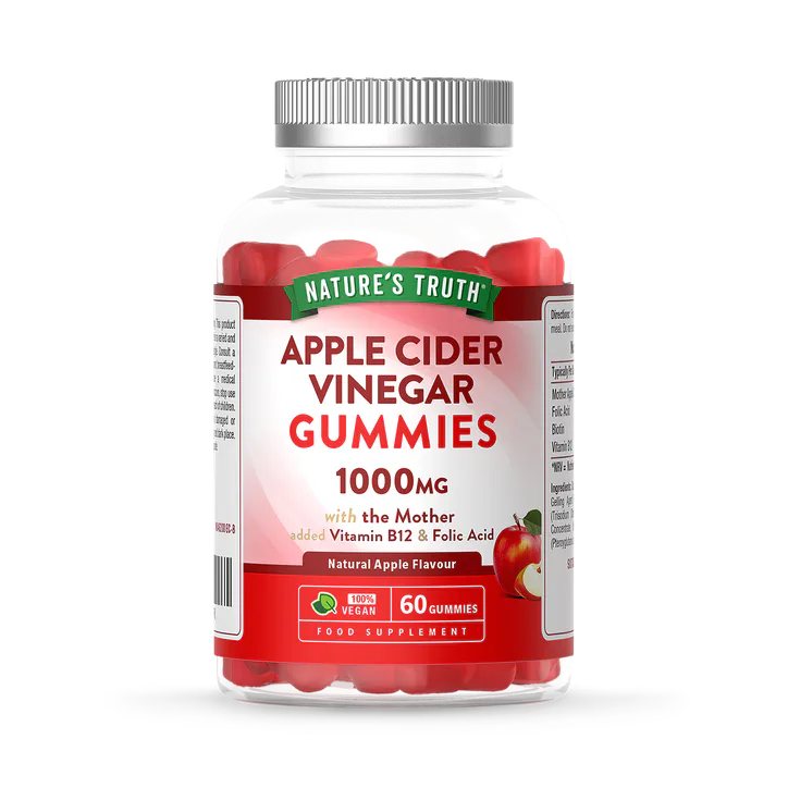 Nature's Truth Apple Cider Vinegar with the Mother & Ginger - 60 Gummies