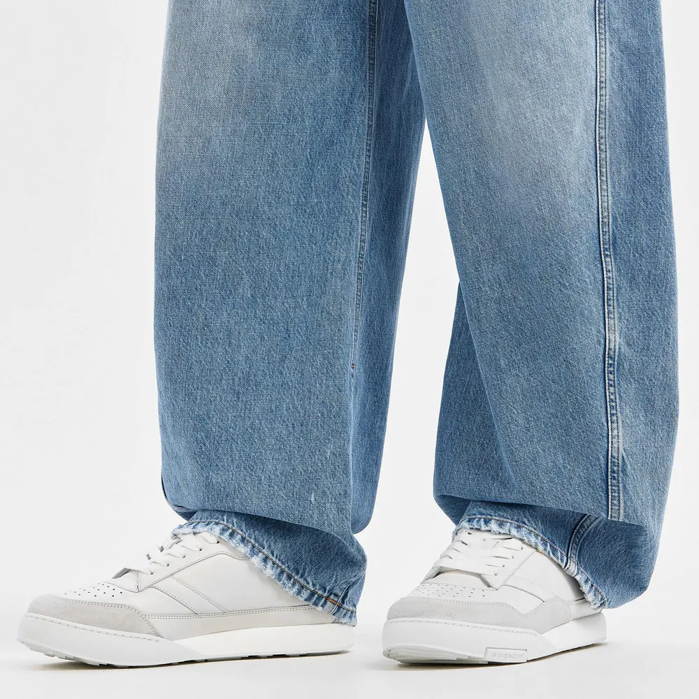 GIVENCHY Men's GIV Yard Court Low-Top Trainers in White, additional product view 3