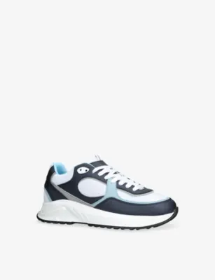 CLEENS OneSixty Runner Suede And Mesh Trainers - EUR 45 / 11 UK MEN in BLUE OTHER, additional product view 3