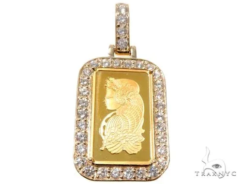 RINA - For Him FACTORY 2.5g Pamp Suisse Bar Dog Tag Pendant 64172 in Rose Gold – Pendant