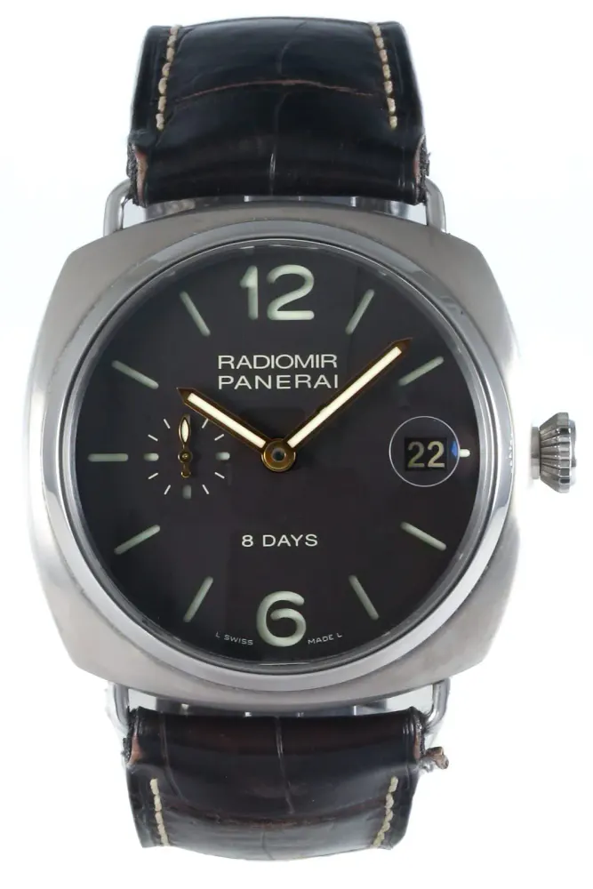 Panerai Radiomir 8 days PAM00346 — 2014 — Very good in Brown Quarter Arabic – Pre-owned watches