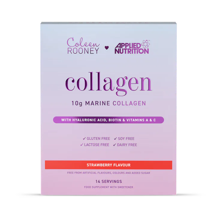 Applied Nutrition Coleen Rooney Marine Collagen 10,000mg Strawberry Flavour 14 x 12.5g Sachets