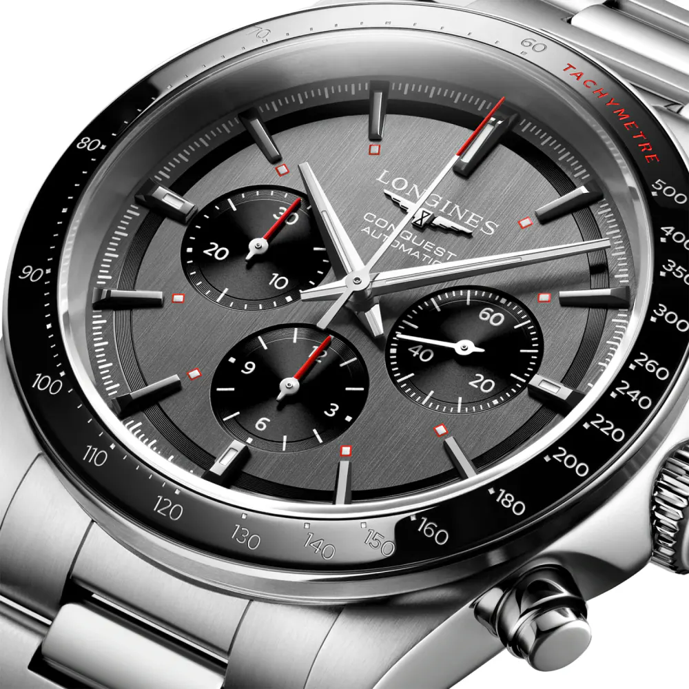 Longines Conquest Chrono Ski Edition 42mm Mens Watch detail 3