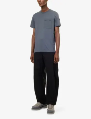 MONCLER Logo-Print Cotton T-Shirt detail 2