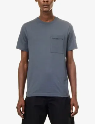 MONCLER Logo-Print Cotton T-Shirt detail 3