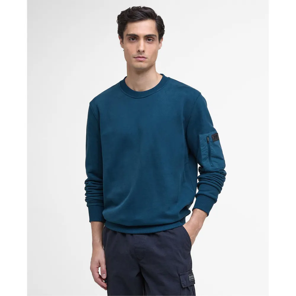 Barbour International Grip Crew Neck Sweater detail 2