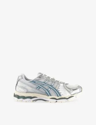 ASICS Gel Kayano 12 Woven Trainers - 4.5 in WHITE DOLPHIN GREY – Mens | Trainers | Lace up trainers
