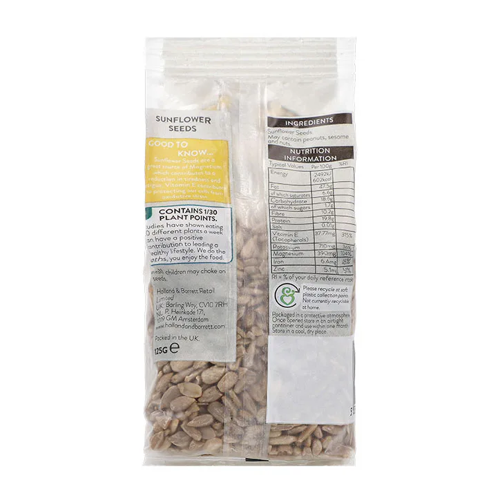 For Him Sunflower Seeds 125g detail 2