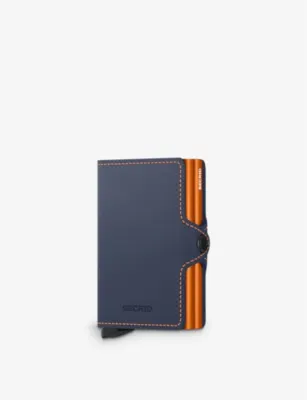 SECRID Twinwallet logo-debossed leather wallet