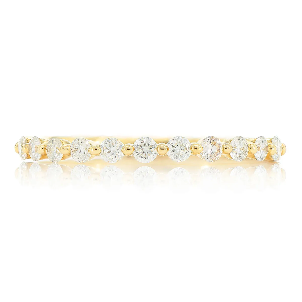 For Him Pinched Diamond Stackable Ring in Rose Gold / Lab Grown Diamond – Ring