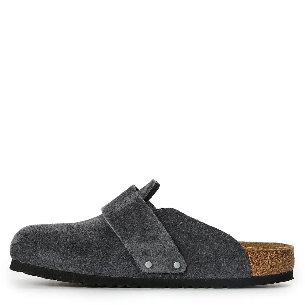Birkenstock Men's Loma Flat Mules in Charocal, additional product view 2