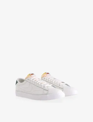For Him Tennis Classic Leather Trainers - EUR 45 / 11 UK MEN in SAIL SAIL FIR TEAM O, additional product view 3