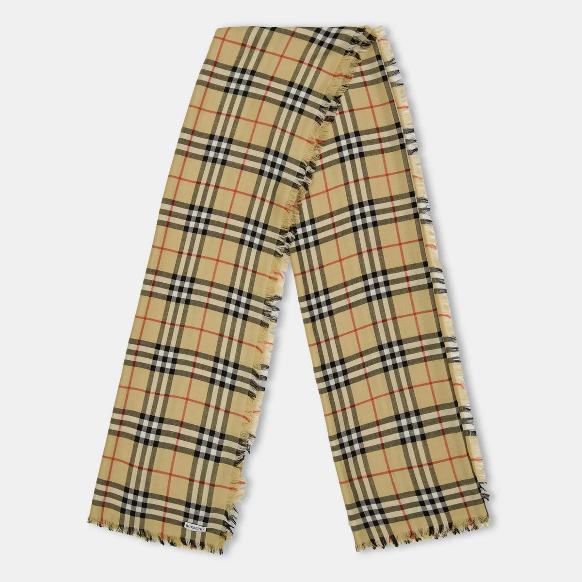 Burberry Check Lightweight Scarf