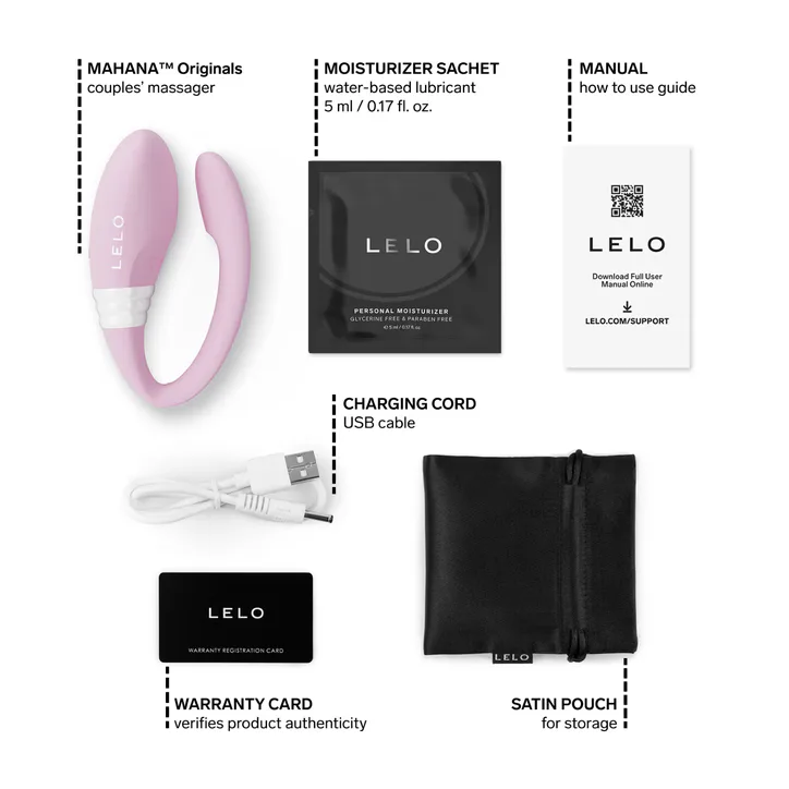 Lelo MAHANA™ Originals Couples’ Massager Soft Pink, additional product view 3