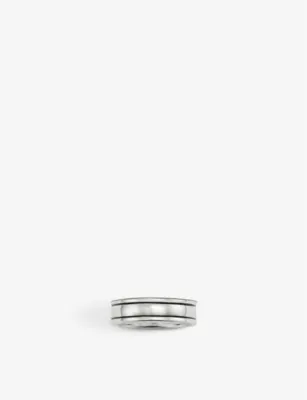 THOMAS SABO Rebel At Heart blackened sterling-silver band ring - U