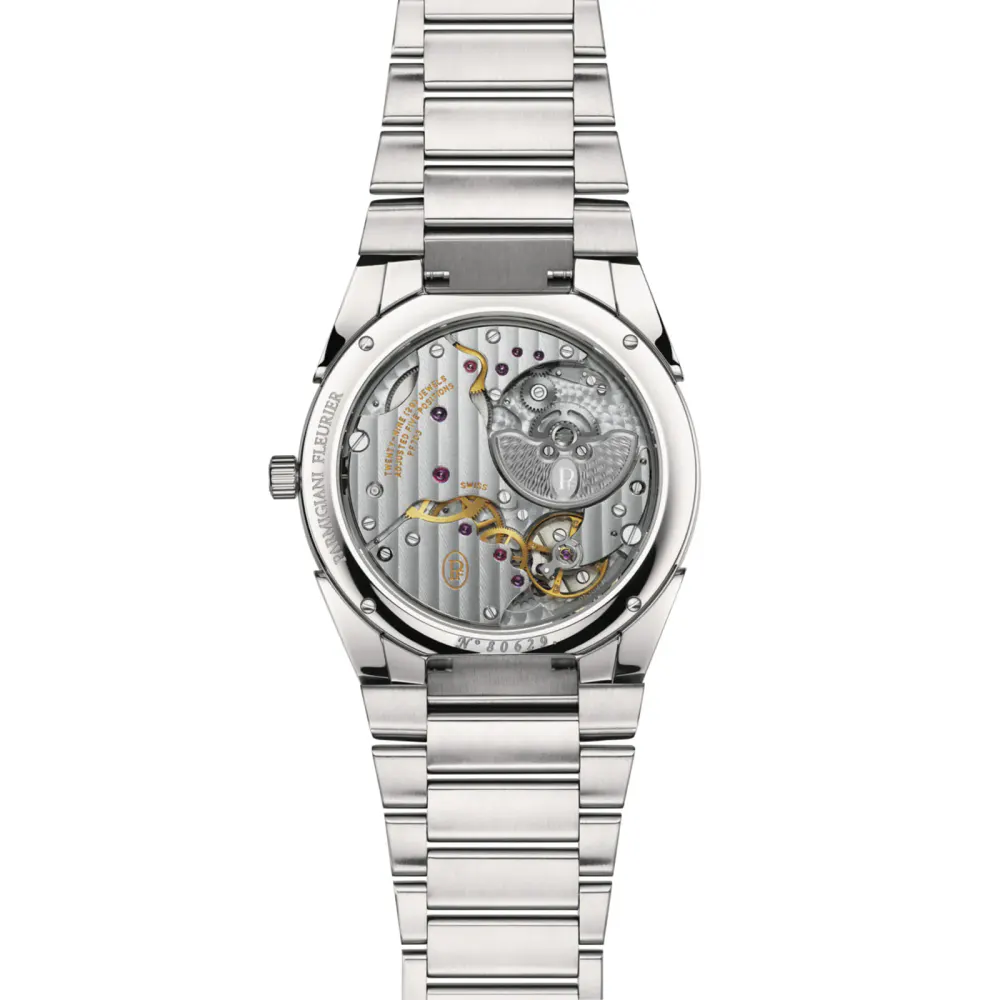 Parmigiani Fleurier TONDA PF Micro Rotor No Date Steel Platinum Golden Siena 40mm Mens Watch in Orange, additional product view 3