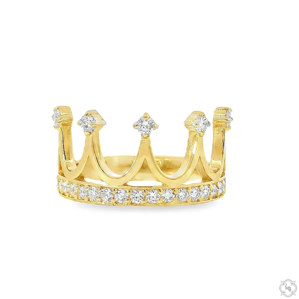 RINA - For Him CUSTOM Diamond Crown Ring 70714 in Rose Gold / 6 – Ring