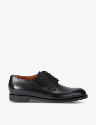 ZEGNA New Classic Flex Leather Derby Shoes - DARK BROWN - EUR 46 / 12 UK MEN in BLACK – Mens | Smart shoes | Derby shoes