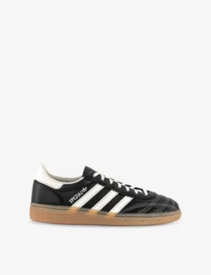 ADIDAS Handball Spezial Quilted Leather Low-Top Trainers - EUR 43.5 / 9.5 UK MEN in BLACK OFF WHITE – Mens | Trainers | Lace up trainers